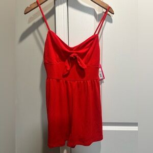 Xhilaration‎ NWT Red Romper Small